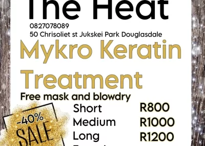 The Heat Hair salon - Mykro Keratin Treatment sale